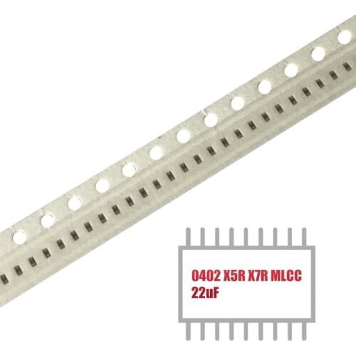 MyGroup Asia 100PCS 4V 6.3V X5R X7R 22UF 0402 SMD capacitor MLCC Chip Multilayer Ceramic Capacitor in Stock
