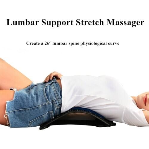 Back Stretch Equipment Massager Massageador Magic Stretcher Fitness Lumbar Support Relaxation Spine Pain Relief Dropshipping