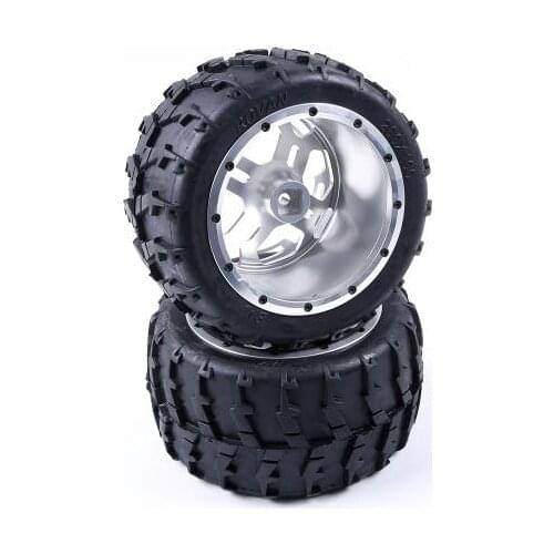 Rovan BM CNC Metal Tire BM5 Assembly 2pcs