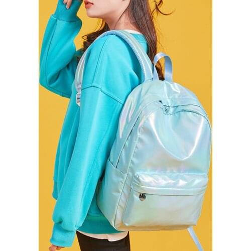 Laser Backpacks For Women Fashion Laser Backpack Youth Bag Teenage Girls Female Trend Personality School Bag Travel Daypack