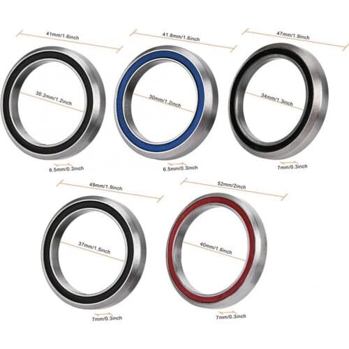 41/ 41.8/47/49/52mm Bicycle Headset Bearing Mountain Bike Headset Bearing Semi-hidden External Headset Bearing Bicycle Accessory