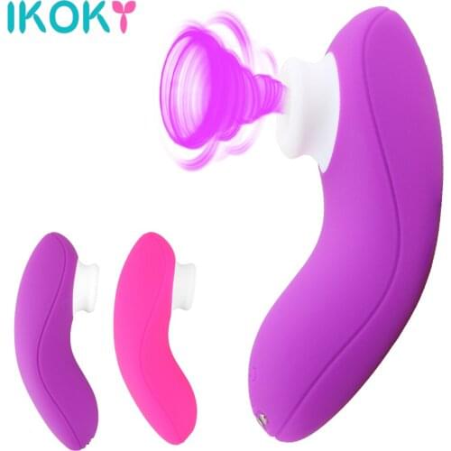IKOKY Sucking Vibrator Clitoris Stimulator Clit Sucker Nipples Oral Sex Toys for Women Blowjob 10 Sucking Modes G-Spot Massger