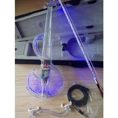 High qulity full set Crystal violin withLED light
