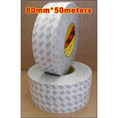 1 Roll 80mm width, 50 meters length, Double Sided Sticky Tape for Camera, Battery, Touchpad Assemble