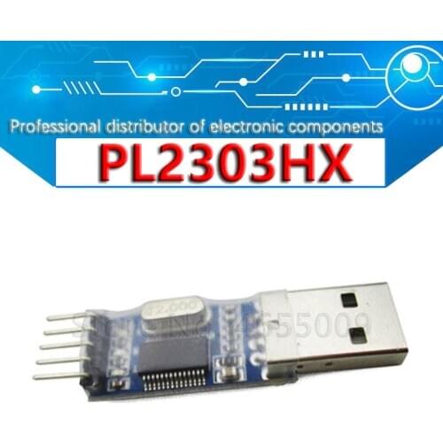 1pcs/lot PL2303 USB To RS232 TTL Converter Adapter Module PL2303HX STC Microcontroller Brush Machine Board