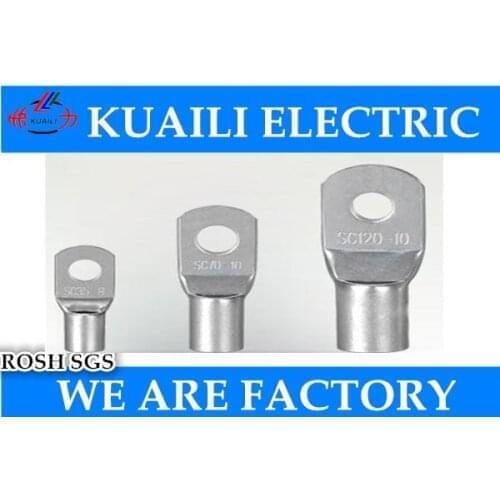 10pcs Copper Cable Lug Wiring Terminal Connectors Connecting Tinned Lug SC95 car connector