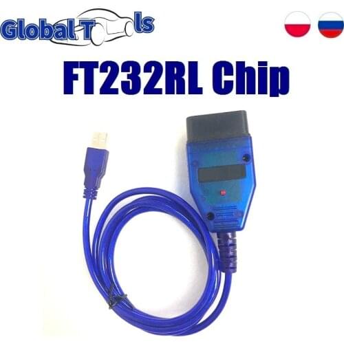 10PCS Professional VAG KKL 409 FTDI FT232RL USB OBD2 Diagnostic Cable VAG-COM KKL 409 Code Reader KKL 409 Diagnostic Interface