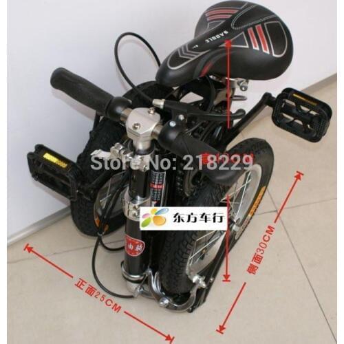 13% To Singapore Japan asian free !! 12'' inch mini folding bicycle/folding bike the special gift/ various color /portable bike