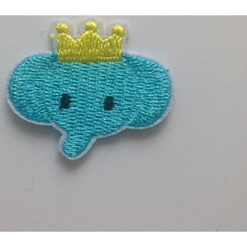 20pcs Cartoon Elephant Iron On Embroidered Patches parches Jeans Jacket Patch For Clothing Kid bordados Patchwork Badge Stickers