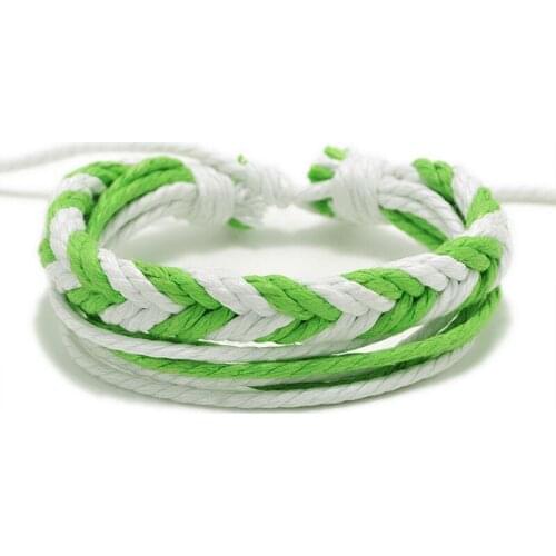 2021 trendy ethnic bohemian handmade cotton weaved charm adjustbale bracelets for women girl gift new female party bracelets