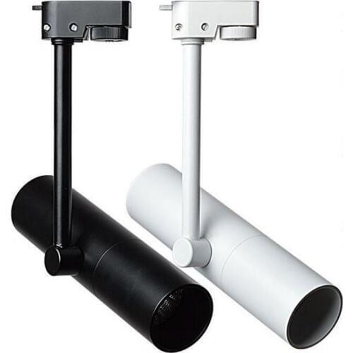 4wire 3phase LED Track Light 15W dimmable COB Rail Lamp Spotlight Shoe Clothing Store Shop Lights Supermarket Indoor Lighting