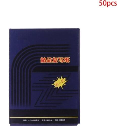 50 Sheets Double Sided Carbon Copier Stencil Transfer Paper Stationery Supplies