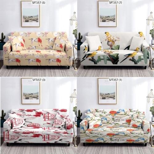 Flower leaf fish recliner chair cover sofa covers sofa bed cover couch cover waterproof couch cushion cover Armchair cover Sofa