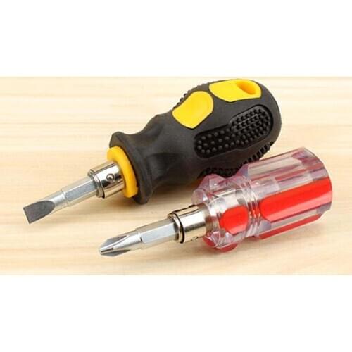 Dual-Use Mini Stubby Screwdriver Short Mini Screw Installation Repair Tools DIY