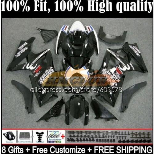 Injection For SUZUKI GSXR1000 GSX R1000 K7 GSX-R1000 13CL.14 GSXR-1000 07 08 GSXR 1000CC 1000 CC 2007 2008 Fairing glossy grey