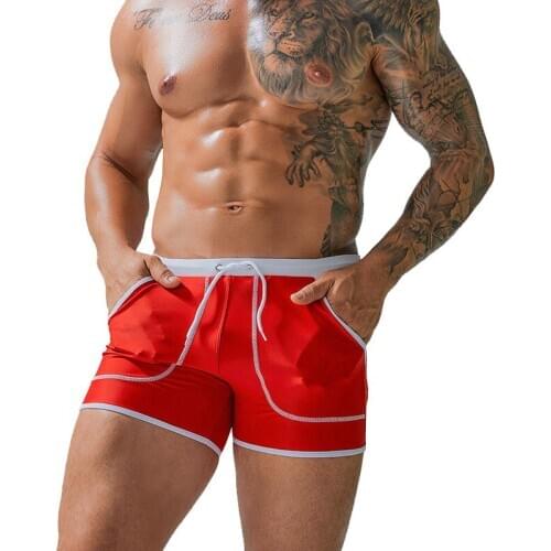 Men 's Swim Trunks with Mesh Lining Quick Dry Bathing Suits Boardshorts Summer Beach Shorts Pockets Surf Bikini Boxer Pants