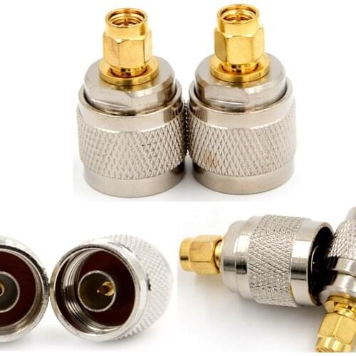 N Male To SMA Female Connector RF Coax Coaxial Adapter Straight Type For Cell Phone Mobile Signal Booster Straight Connectors