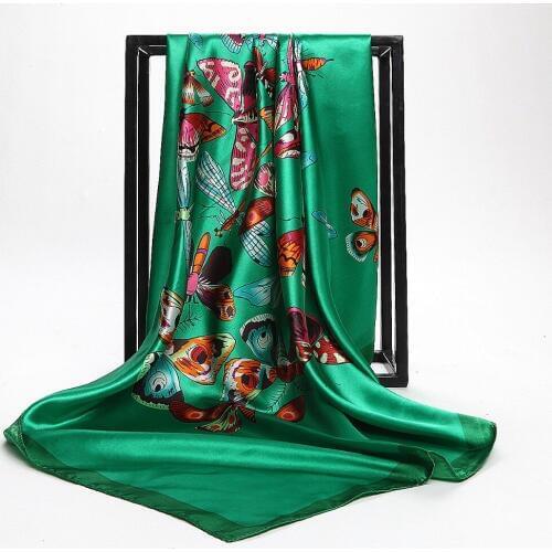 New super-beautiful eye-catching silk fashion fabric silk garment fabric width 90cm*90cm HGF01