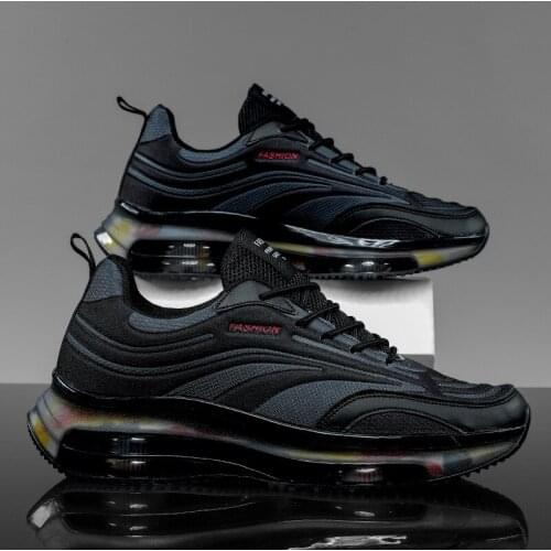 2021 Autumn New Mens Shoes Korean Low-Top Mens Fashion Casual Shoes Popcorn Mesh Sports Running Shoes