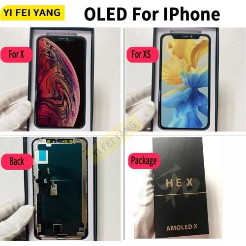1Pcs OLED Screen 100% HE For IPhone X XS MAX XR 11Pro Display 3D Touch Screen Replacement For iPhone LCD Assembly 11Pro Max