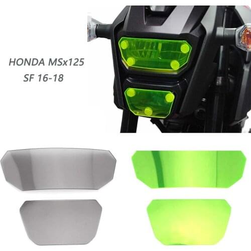 Motorcycle Headlight Guard Head light Shield Screen Lens Cover Protector for HONDA MSX125 SF MSX125SF MSX 125 SF 2016 2017 2018