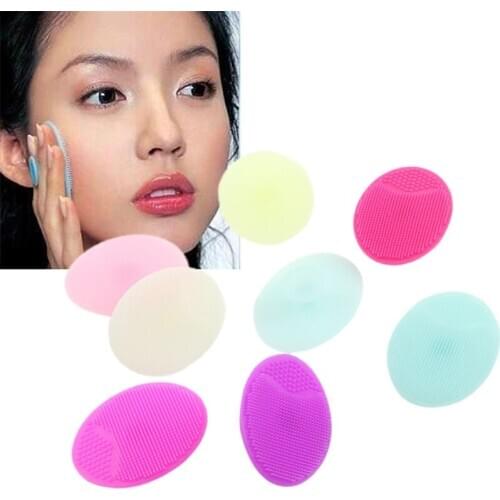 Drop Ship&Wholesale Silicone Wash Pad Face Exfoliating Blackhead Facial Cleansing Brush Beauty Tool Oct.14