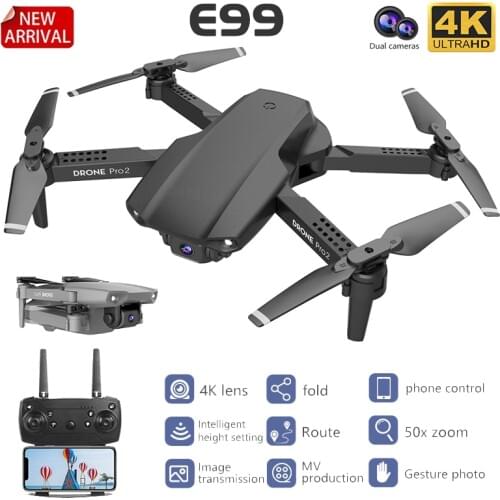 RC Mini Drone 360 Degree Flip 4K 1080P Dual Camera WIFI FPV Aerial Photography One Key Return Foldable Quadcopter Drone Toys
