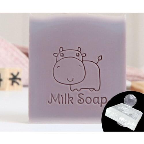 Handmade resin soap stamp mold mini diy Natural soap organic glass soap chapter Acrylic chapters 30 x 30 mm