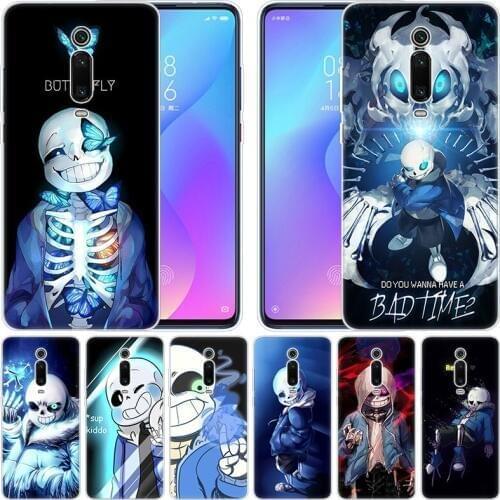 Luxury Soft Silicone Case Undertale Papyrus for Xiaomi Pocophone F1 Mi 9T Pro CC9 CC9E 9 9SE 8 A3 A2 Lite A1 5X 6X Mix3 Play