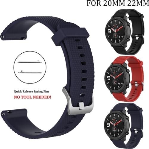 Bump Silicone Wrist Strap Bands For Garmin Vivoactive 3/4 Forerunner 245 645 Music Watchband For Garmin Venu Bracelet 22mm 20mm