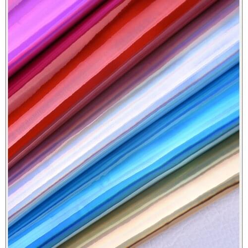 PU Laser mirror reflective waterproof silver magic Artificial leather handmade diy bags clothing soft leather 100CM*138CM