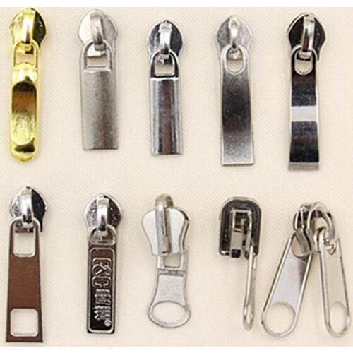 10 pieces 5# High Quality Metal Zipper Sliders Zipper Head for 5# Nylon Coil Zipper Garment Bag and Suitcase Accessories