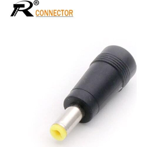 3pcs DC 5517 Power Plug 5.5X2.1mm DC Power Female Plug Jack socket to Male Plug Adapter 5.5x1.7mm Laptop travel connector