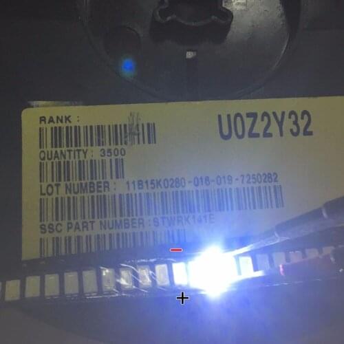 100PCS FOR SEOUL LED Backlight Middle Power LED 0.5W 3V 5630 5730 STWRK141E Cool white LCD Backlight for TV Application PLCC-4