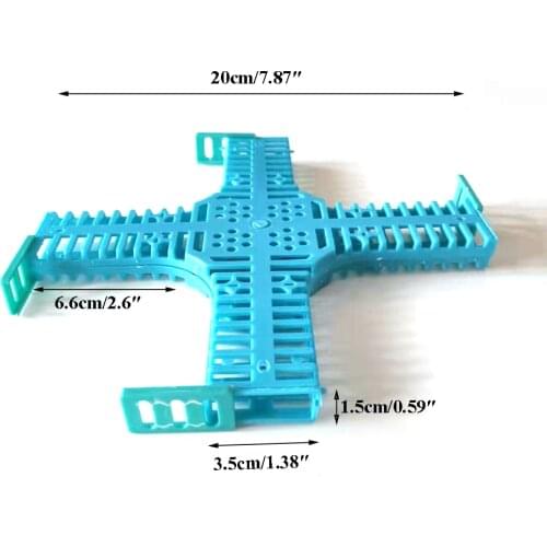 12PCS Queen Bee Cage For Wintering Overwintering Imprison King Cages Cold Winter Season Plastic Cross Type Prevenception Tools