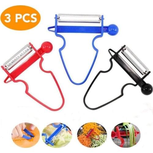 3pcs Peeler Slicer Shredder Peeler Cutter Multi Stainless Steel Blade Grater Zesters Vegetable Fruit Potato Cutter Kitchen Tools