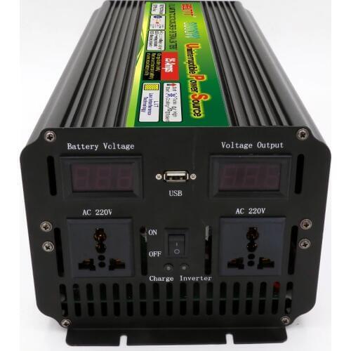 Free shipping 12V 220V 3000watt 6000W power inverter Automatic switch invertor with charger