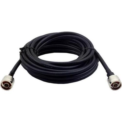 Free Shipping 15 Meters Jumper Cable RG58 N male plug to N male plug straight RF Coaxial Jumper Cable