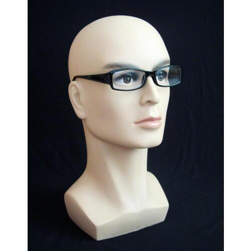 Free Shipping!! Fashionable Best Plastic Head Mannequin Men Head Model On Sale