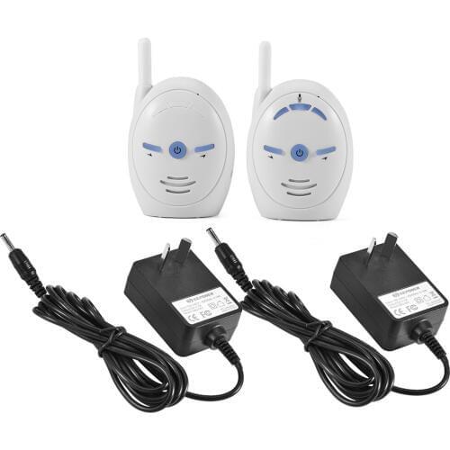 2.4GHz Wireless Digital Audio Belt Clip Baby Monitor High Sensitive Transmission Voice Two Way Talk AU Plug