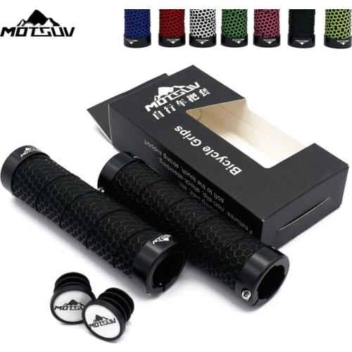 MOTSUV Mtb Mountain Bike Grip Cover Universal Double Lock Cycling Handlebar Grip PU EVA Tape Shock Absorption Bicycle Grips