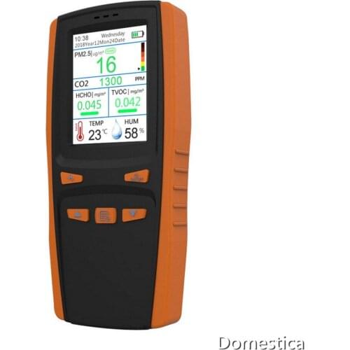 Digital CO2 Sensor Carbon Dioxide Detector Gas Analyzer Air Quality Monitor TVOC HCHO PM2.5 Detector Tools DM69H DM306D DM72D