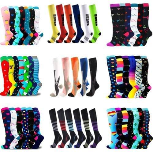 New Compression Socks 30 mmhg Golf Tube Soccer Stockings Football Best Graduated Edema Diabetes Varicose Veins Plantar Fasciitis