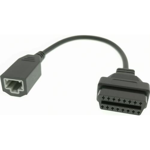 OBD Adapter Cable Honda 3 pin to OBD2 16 pin Auto Diagnostic Interface Adapter Cable