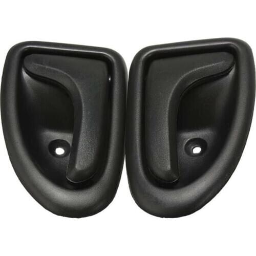 Left/Right Plastic Car Interior Door Plating Handles Knobs for Renault Clio