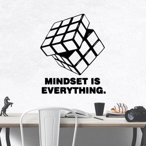 Cartoon Rubiks Cube Environmental Protection Vinyl Stickers Decor Living Room Bedroom Removable Wall Art MURAL Drop Shipping