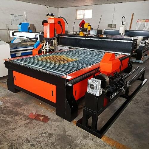 Small size table plasam cutting machine for SS CS AL 1313 metal plate cutting machine tube cutting table cnc plasma cutter price