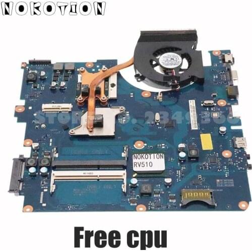 NOKOTION BA92-06564A BA92-06564B BA41-01322A For Samsung RV510 With Heatisnk+CPU Instead Of R525 R540 R580