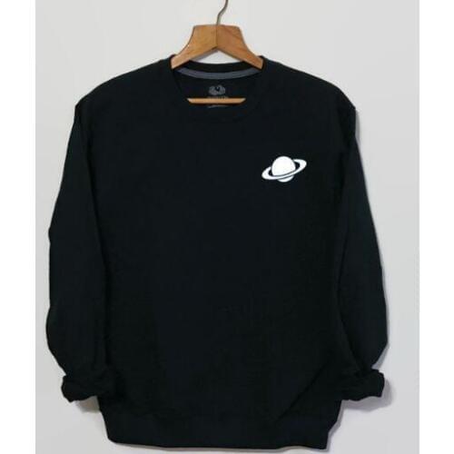 New Arrive Fashion Crewneck Planet Sweatshirt Space Hoodies Tumblr Clothing Sweatshirts Grunge Women/Men Outerwear Tops