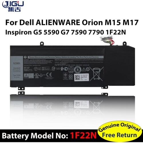 JIGU Original Laptop Battery 06YV0V 1F22N For DELL G5 5590-D2745B G7 7590-D1865B G7 7790-D1765B G5 5590-D2868W